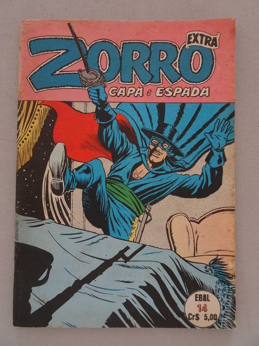 Livro EBAL - Zorro extra capa e espada nº 14