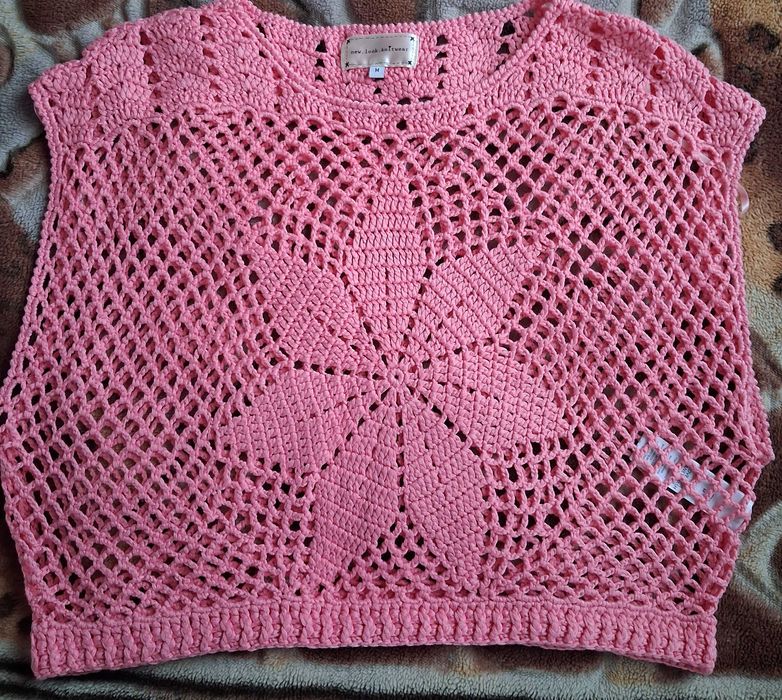 В'язана жіноча кофта,туніка ручної роботи