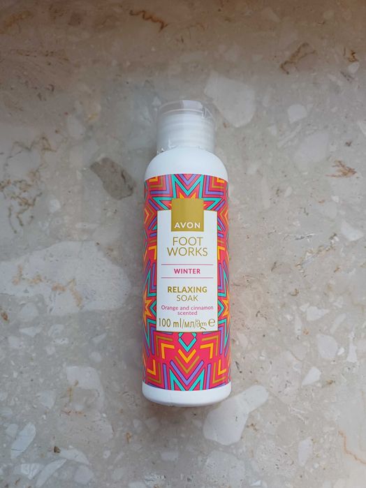 Relaksująca kąpiel do stóp pomarańcza i cynamon 100ml.