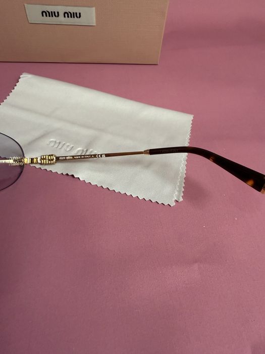 Окуляри miu miu лінза сіро-голубий градієнт