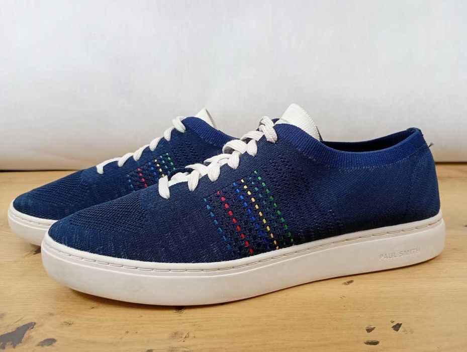 Ps By Paul Smith Navy Doyle Knit, męskie obuwie sportowe, rozmiar 44