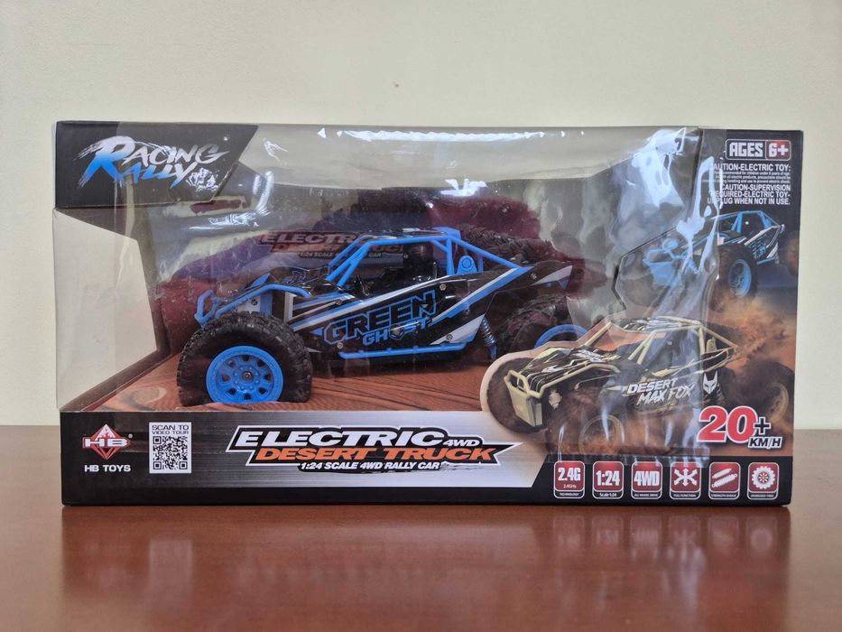 Samochód zdalnie sterowany na pilota  1:24 20km/h Niebieski