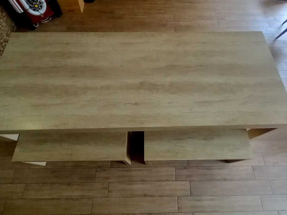 Mesa jantar 2,50mx1m e bancos corridos