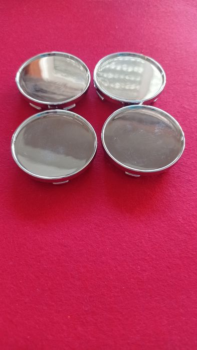Centros jante cinza prata  54mm