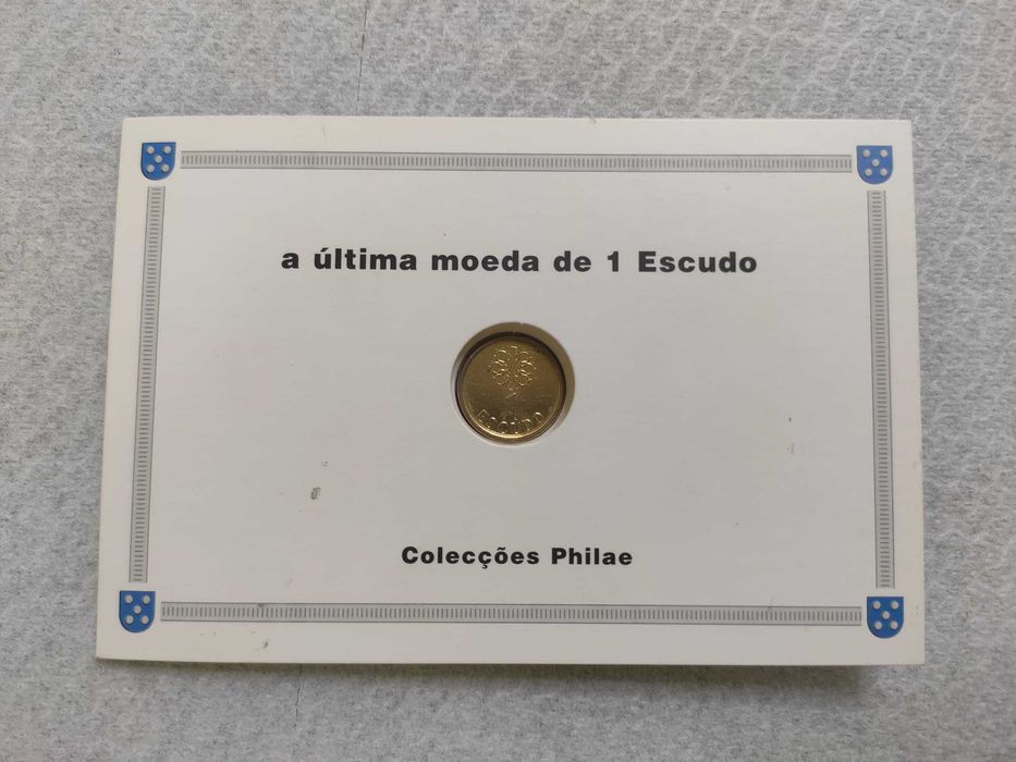 Última moeda do escudo 1$ 1989