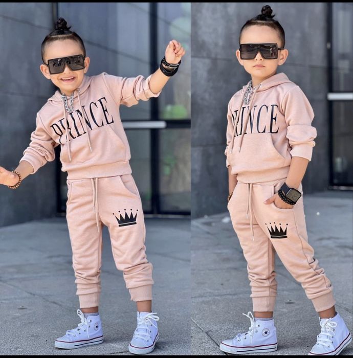 Nowy komplet dres dla chłopca Prince 9/10 134 Bambam