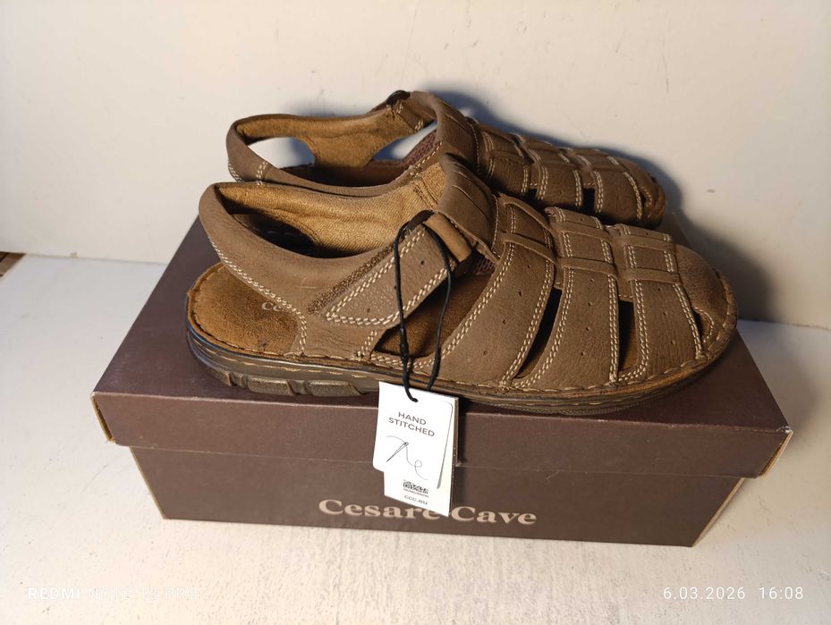 sandały skórzane męskie Cesare Cave