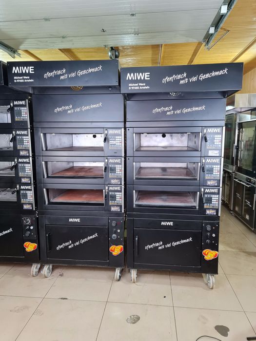 Печь Хлібопiч Miwe Condo подовая на камне с расстойкой на три яруса