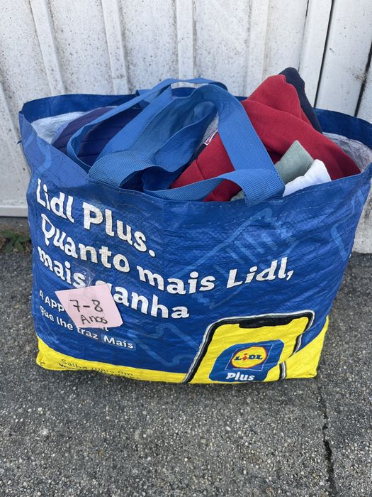 Saco de roupa 30L 7-8 anos