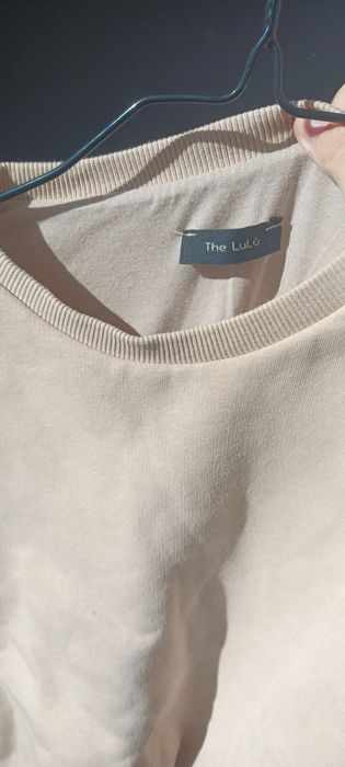 Camisola curta rosa claro