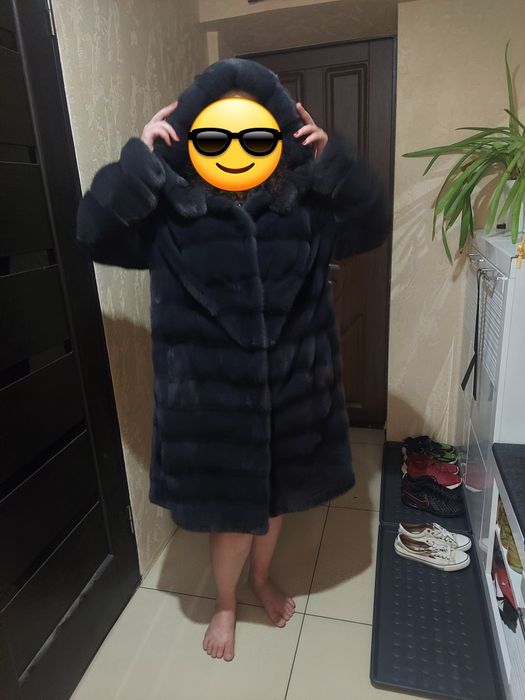 Шуба норка в идеальном состоянии