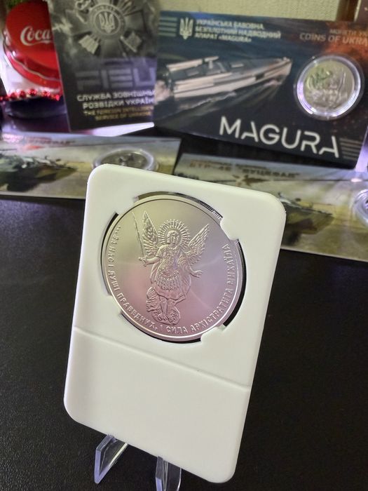 Архістратиг Михаїл 2025р,унція срібла,999,9 проба