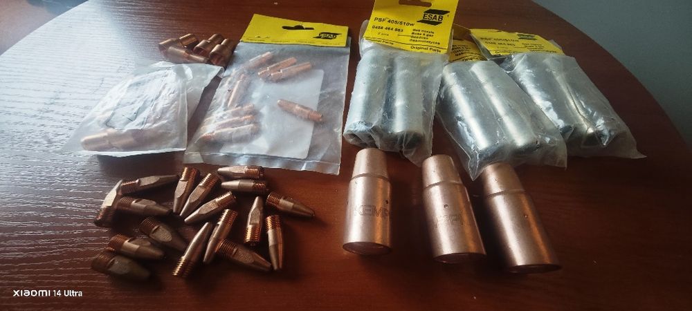 Dysze gazowe i końcówki prądowe  migomaty