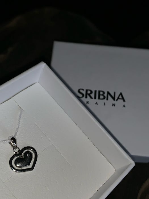 Продам кулон из серебра 925 «Сердце» (новый, в коробочке)