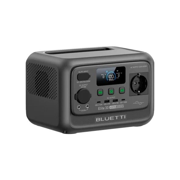 Портативна зарядна електростанція Bluetti elite 30 v2 600 Вт 288 Вт/г