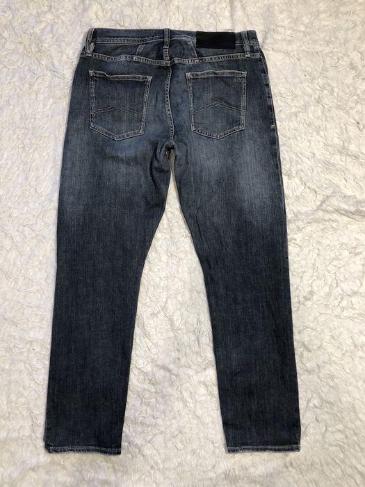 Spodnie jeansy Armani Exchance relaxed straight rozmiar 31 granarowe