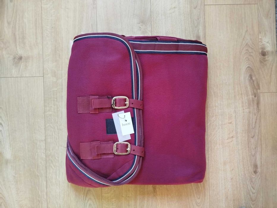 Derka polarowa Kiel burgundowa, Horze, 145 cm