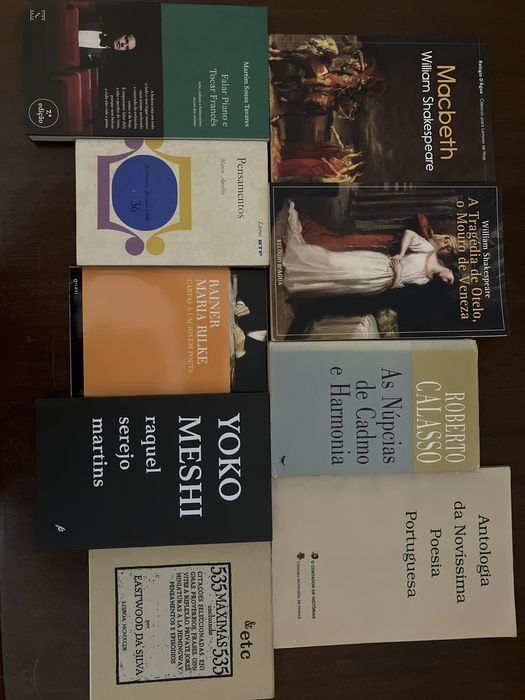 Literatura - preço unitário (portes incluídos)