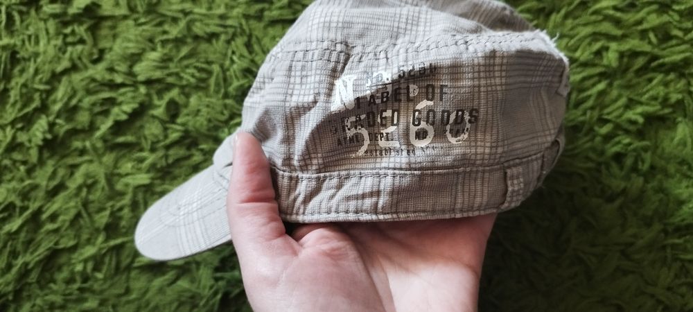 Czapka z daszkiem H&M 68 wojskowy styl