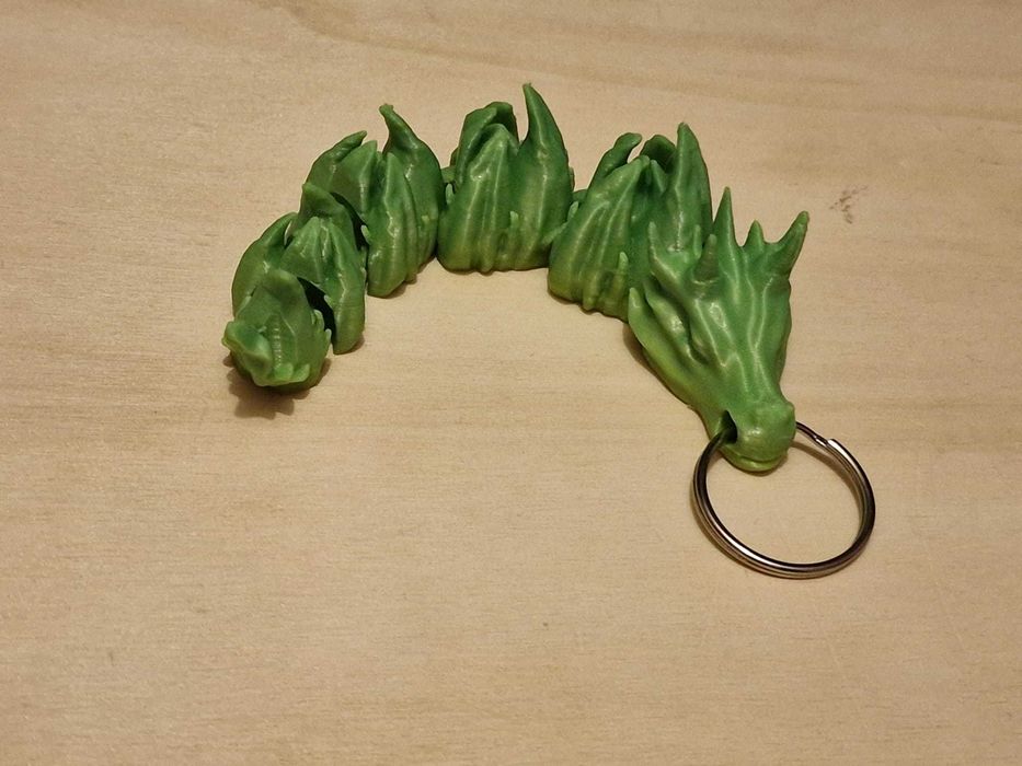 porta chaves drgão imprimido 3d