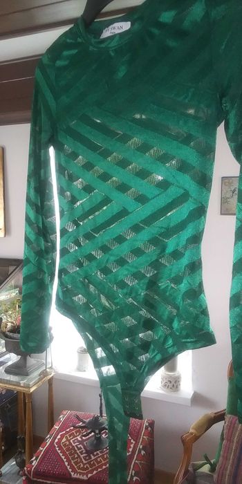 Bluzka body zielone  NOWE, rozmiar xs/ s