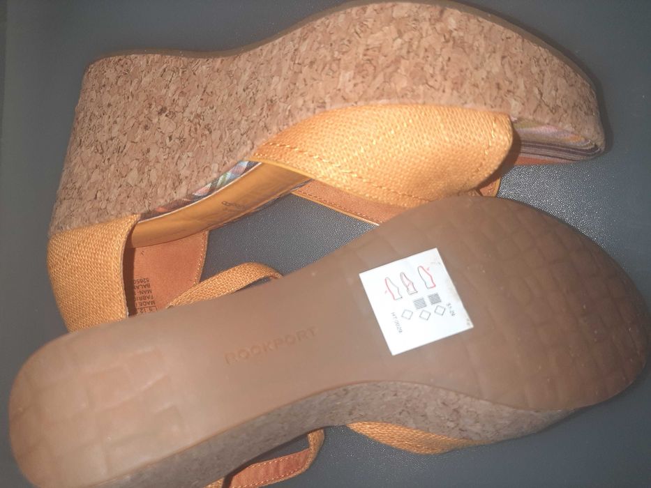 Sandalias na cor ocre Rockport