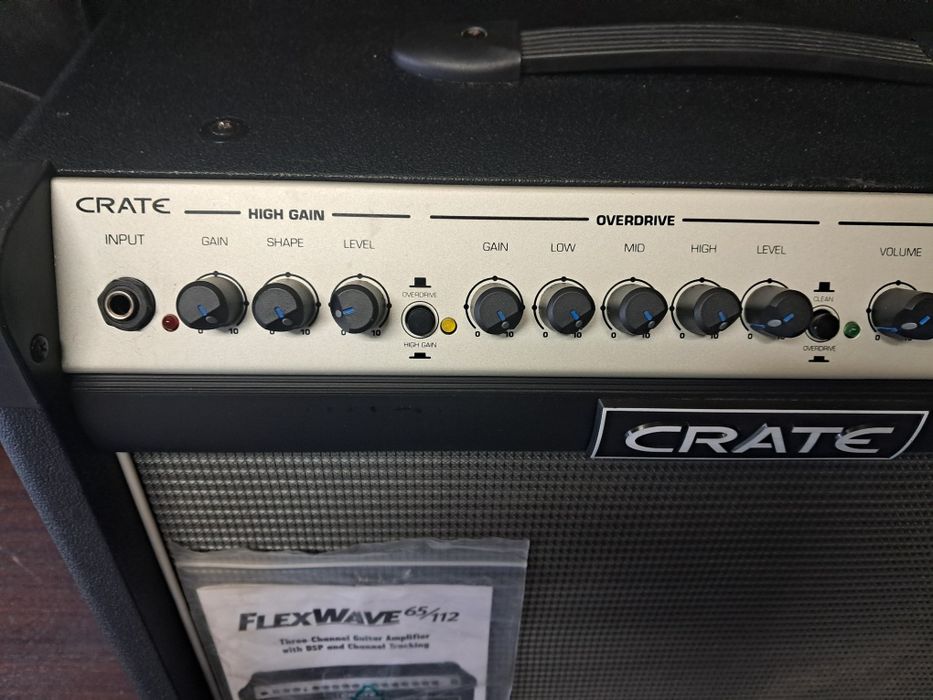 Amplificador de guitarra crate flexwave 65/112