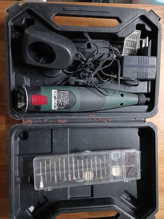 Retificadora Parkside kit