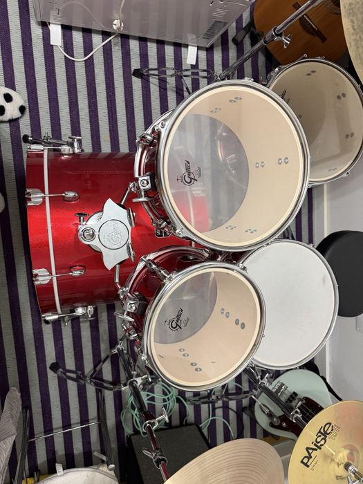 Bateria gretsch energy studio vermelha