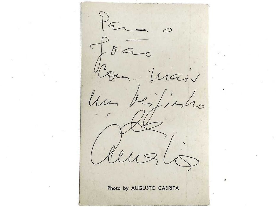 Fotografias da fadista Amália Rodrigues - com dedicatórias e assinadas