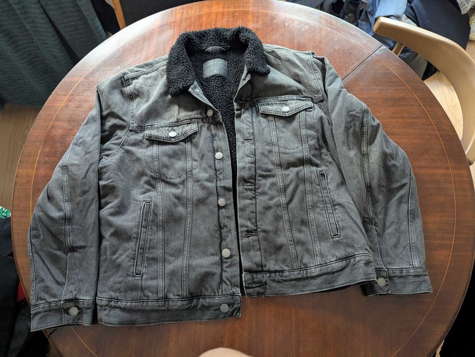 Casaco Ganga Homem Cinzento forrado por dentro - Tamanho XXL - Novo