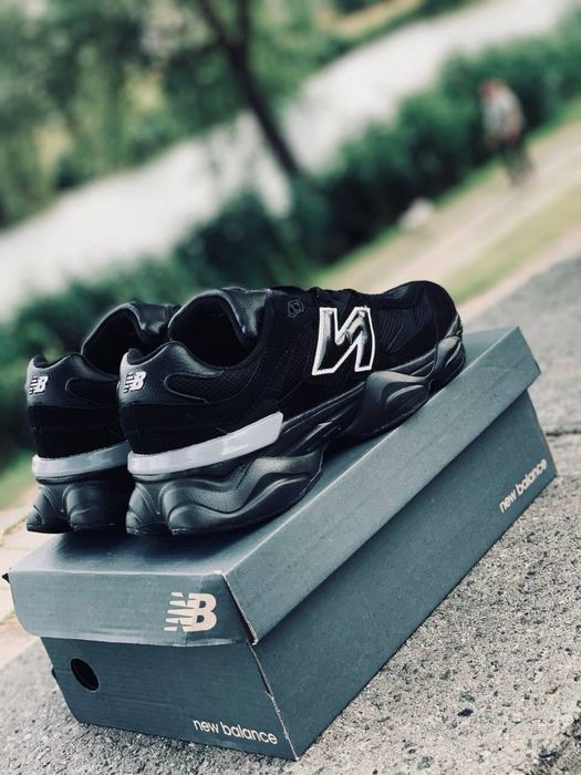 New Balance Gore-Tex WaterProof Termo Кросовки мужские черные Нью беланс топ качество Ньюбелансы 9060 NB Прочные легкие красивки Кросовки кожаные