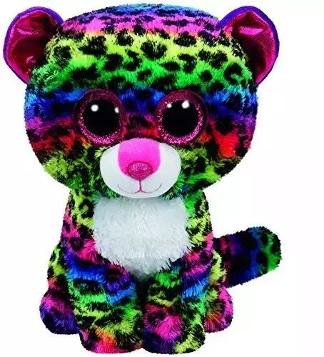 TY Beanie Boos. Kolorowy lampart Dotty, 15 cm