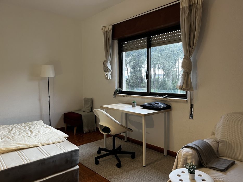 Suite em moradia com jardim