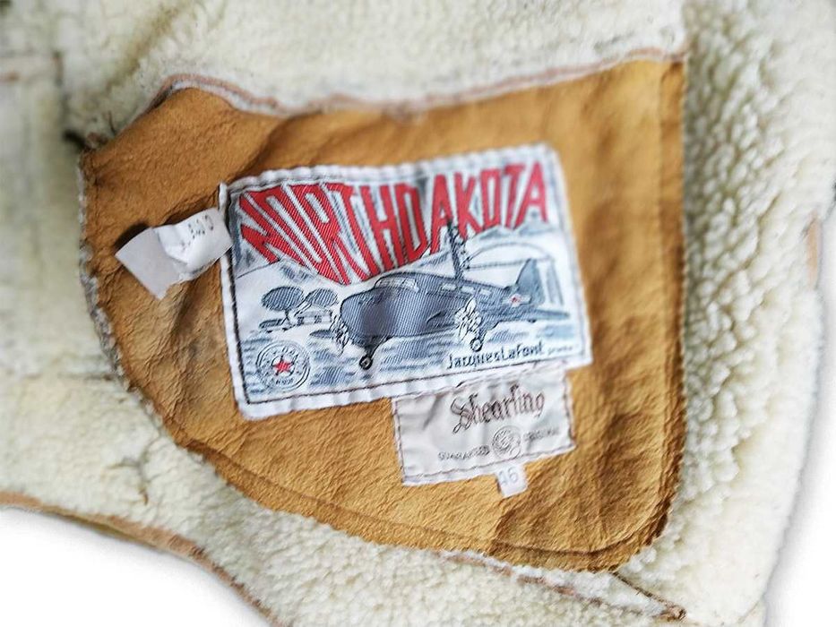 Kożuch męski, naturalny, kurtka