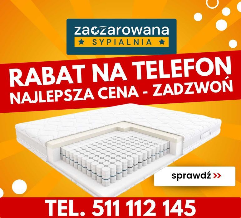 Materac ZORBA HILDING kieszeniowy 160x200
