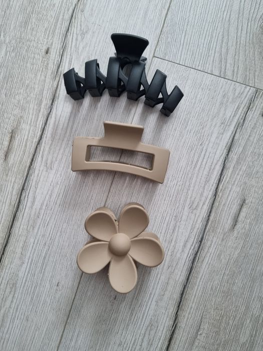 Klamry do włosów (3 sztuki)