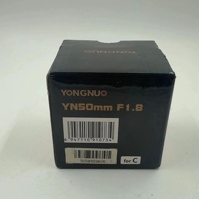 Обʼєктив Yongnuo YN50mm F1.8 для Canon — автофокус + ручний фокус