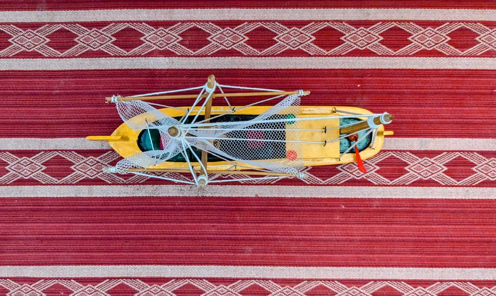 Barco decorativo tradicional português - Modelo artesanal