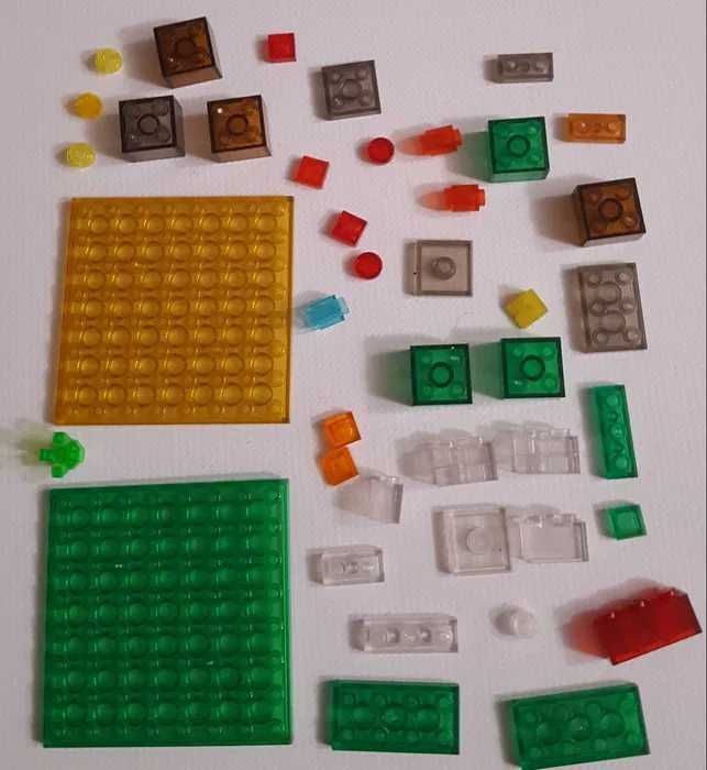 klocki lego neonowe dodatek do zabawy