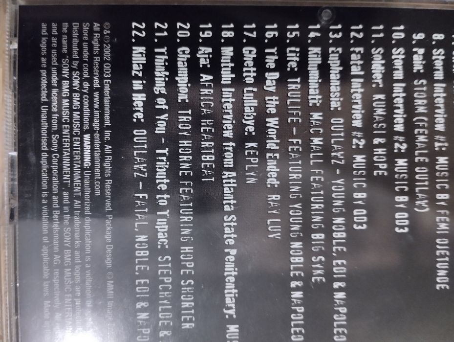 Tupac shakur thug angel 2-dvd special edition + thug angel cd