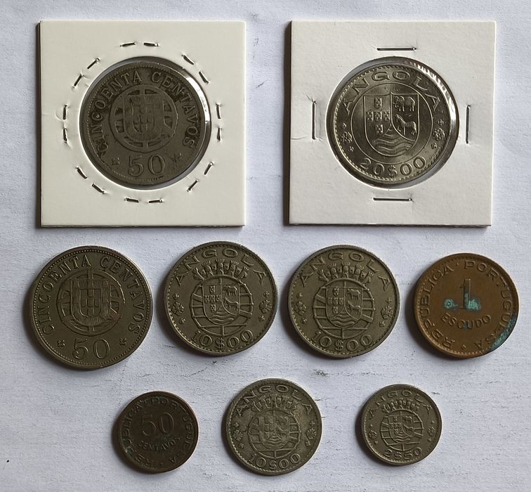 Moedas das Ex-Colonias [Angola, Guiné, Macau e Moçambique]