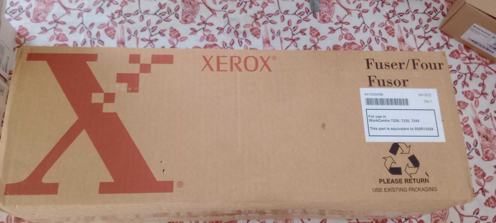 Tinteiros, cartuchos, fusor Xerox