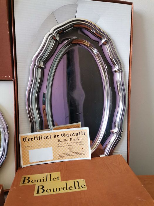 Półmisy BOUILLET BOURDELLE® Uginium lata 40-te XX wieku Francja