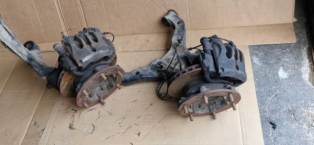 Manga de eixo, pinças travão, disco Mercedes Sprinter W906 rod.duplo.