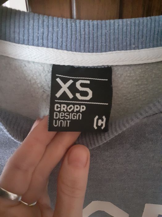 Bluza Cropa szafirowa