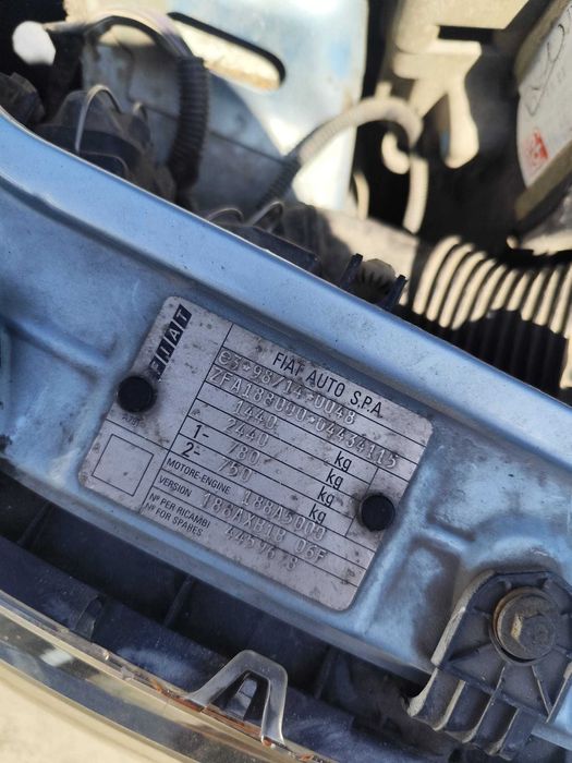 silnik fiat punto2  1,2 16v   188a5000