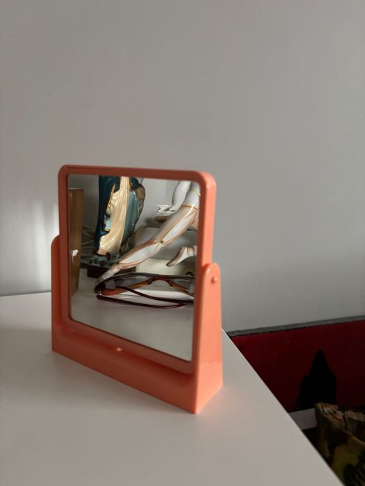 lusterko obrotowe do makijażu retro prl