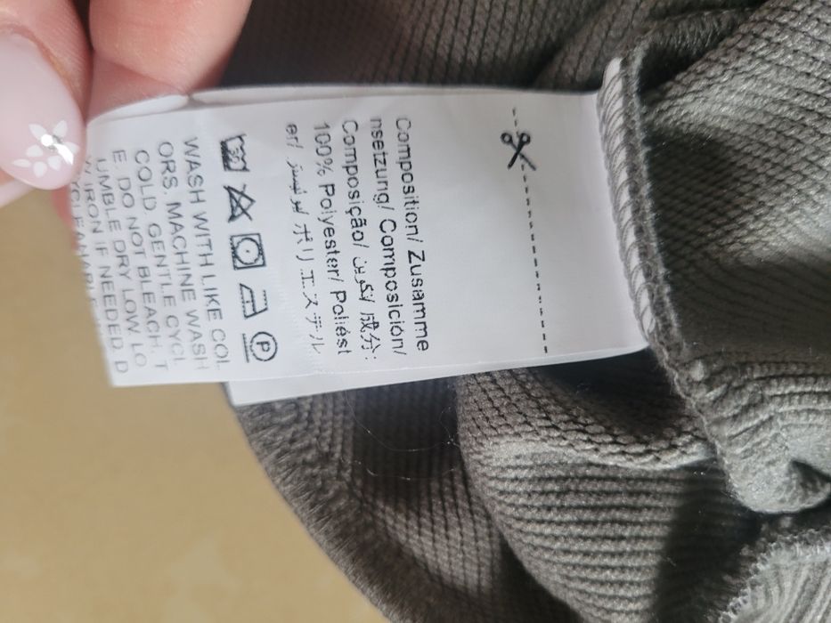 Bluza damska szara z nadrukiem