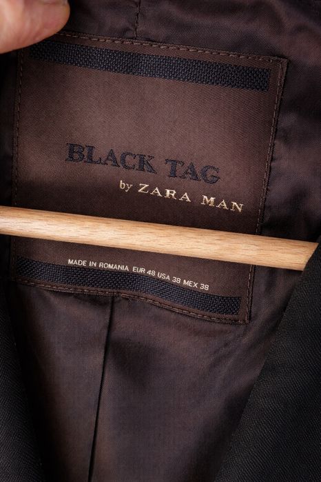Marynarka Zara Man Black Tag